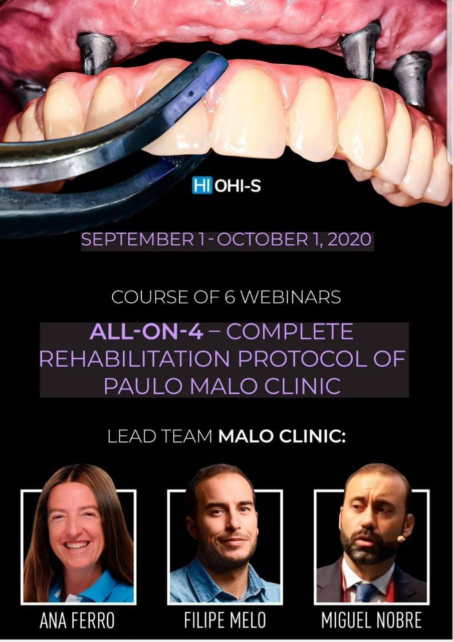 ALL-ON-4 - complete rehabilitation protocol of Paulo Malo Clinic (MALO CLINIC)